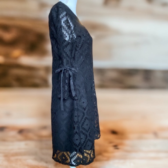 NWOT Women’s R&K Black Lace Dress Size 10 - Picture 3 of 3